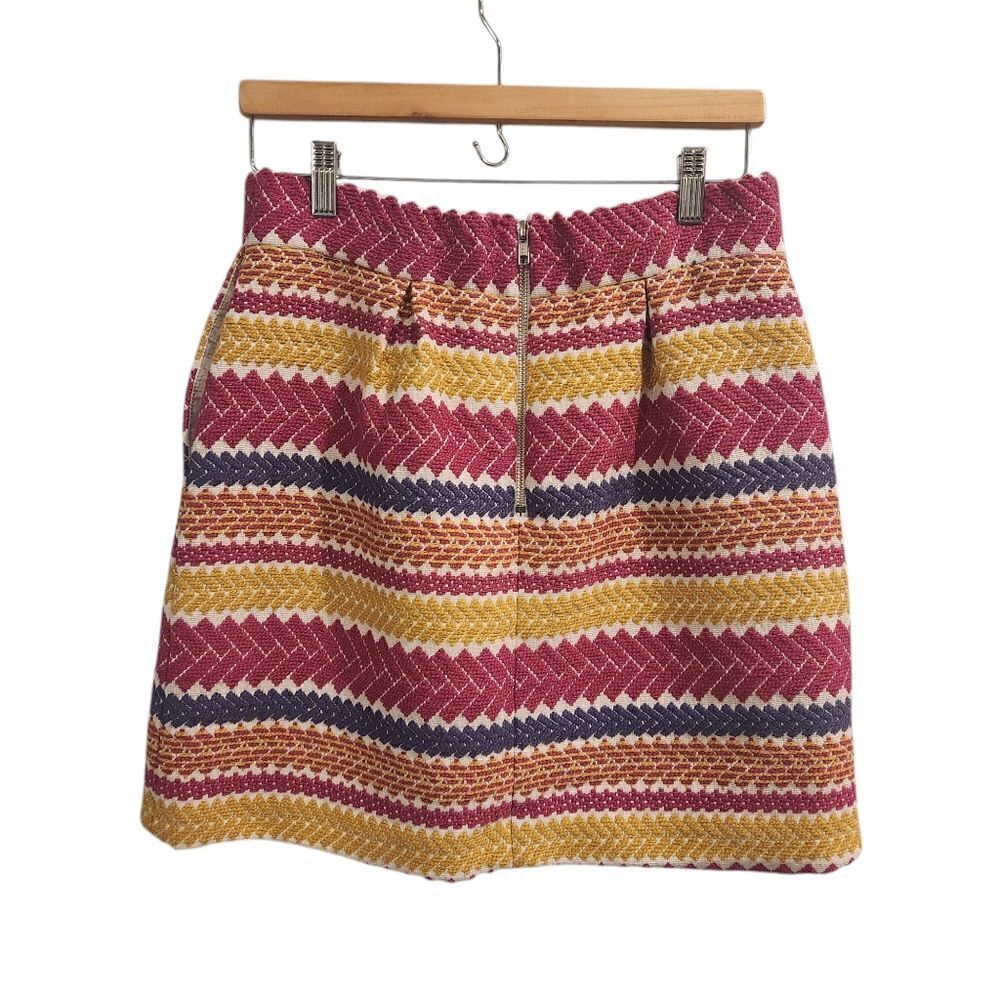 Anthropologie Nomad by Morgan Carper Jacquard Mini Skirt Medium Womens - Picture 2 of 7